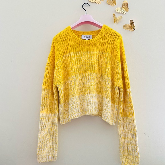 NWT: DEREK LAM 10 CROSBY | Layla Ombre Cropped Sweater - Picture 1 of 7